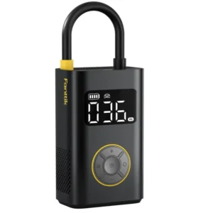 Fanttik-X9 Pro Tragbarer Reifenfüller für Kompaktwagen, 1Min schnelle elektrische Fahrradpumpe mit digitalem Reifendruckmesser, 150PSI Luftkompressor für Elektrofahrrader, Motorräder, Bälle